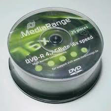 MediaRange DVD-R 4.7 GB, Spindel (25 Stück)