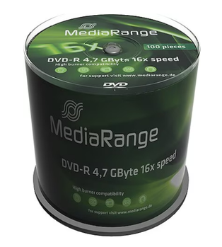 MediaRange DVD-R 4.7 GB, Spindel (100 Stück)