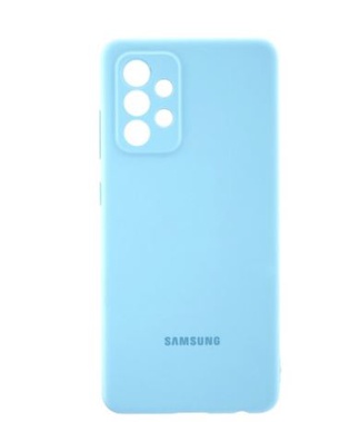 Samsung Silikonhülle A525 Galaxy A52 blau EF-PA525TLEGWW