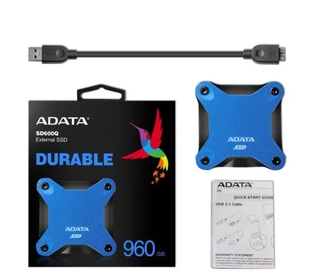 ADATA Externe SSD SD600Q 480 GB, Schwarz