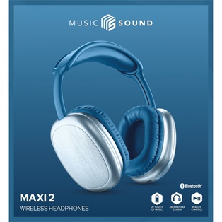 Music Sound Wireless Headphones Maxi 2 Blue