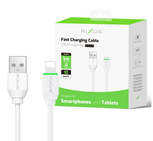 Lightning Kabel USB-A / USB-C 30CM Rixus